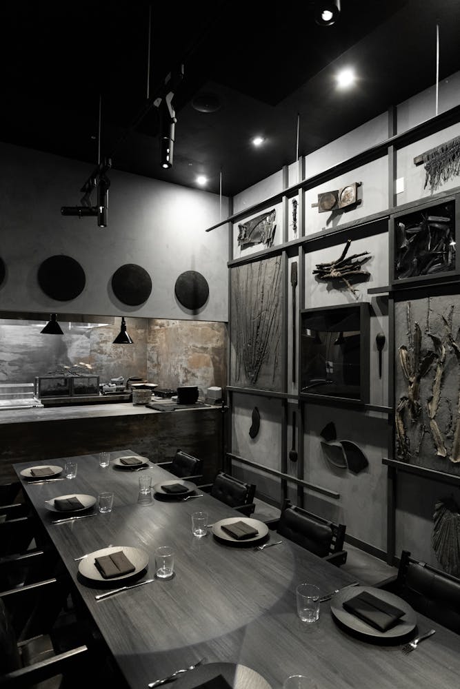 a kitchen with a stove and a sink
