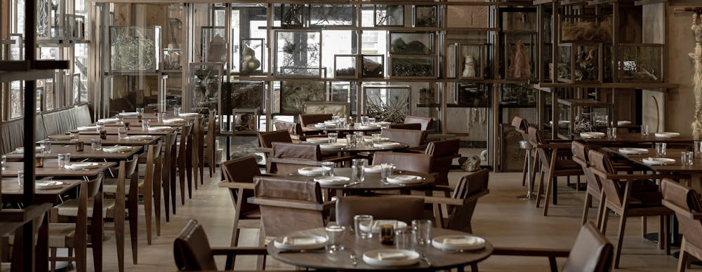a dining room table