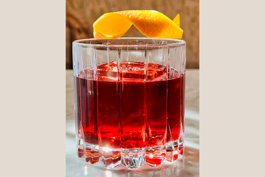 a glass of orange juice