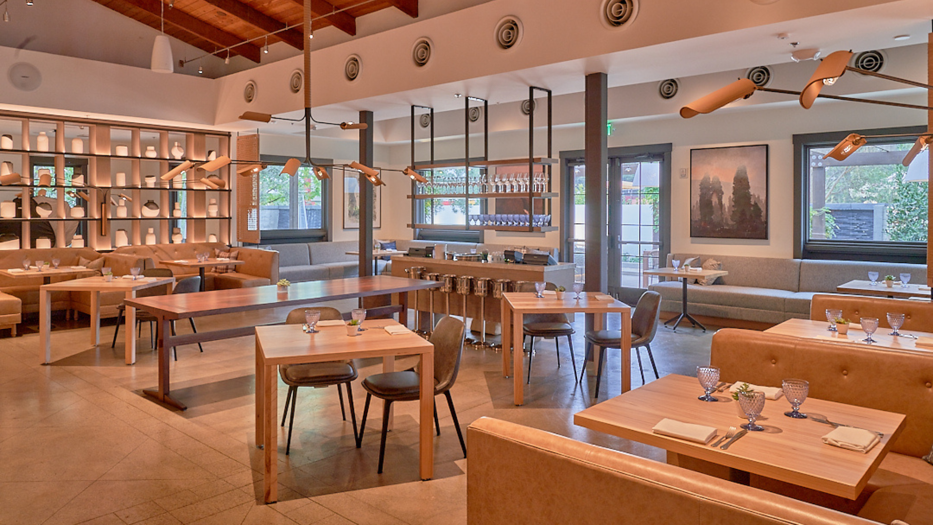 main dining room of a restaurant