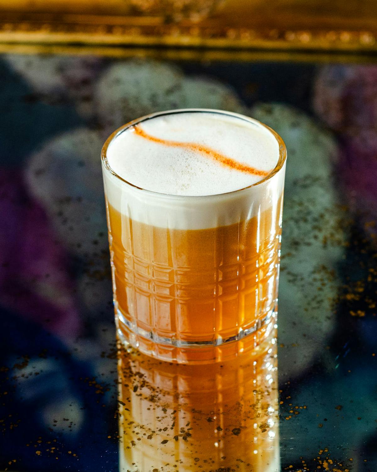 a glass of orange juice