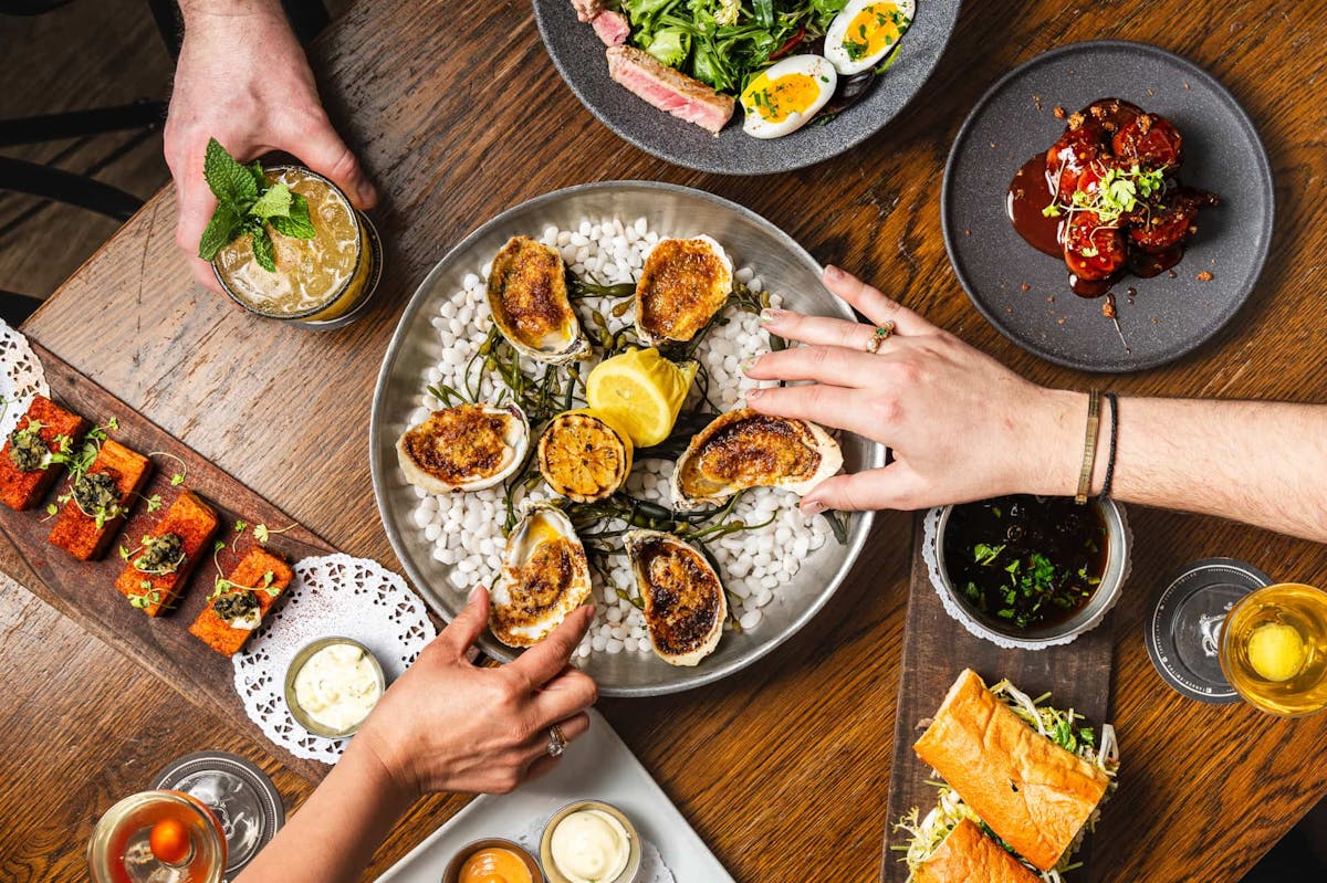 a plate of food