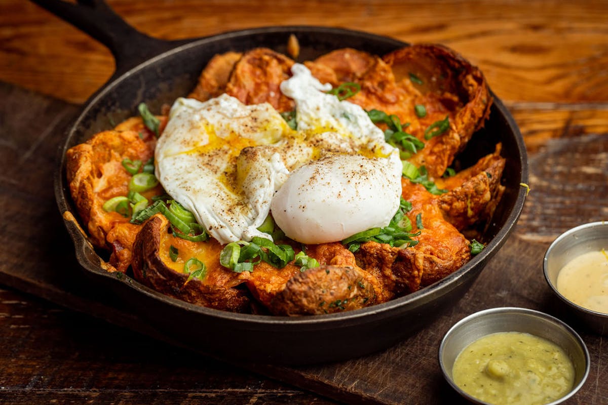 a close up of a plate of food on a table