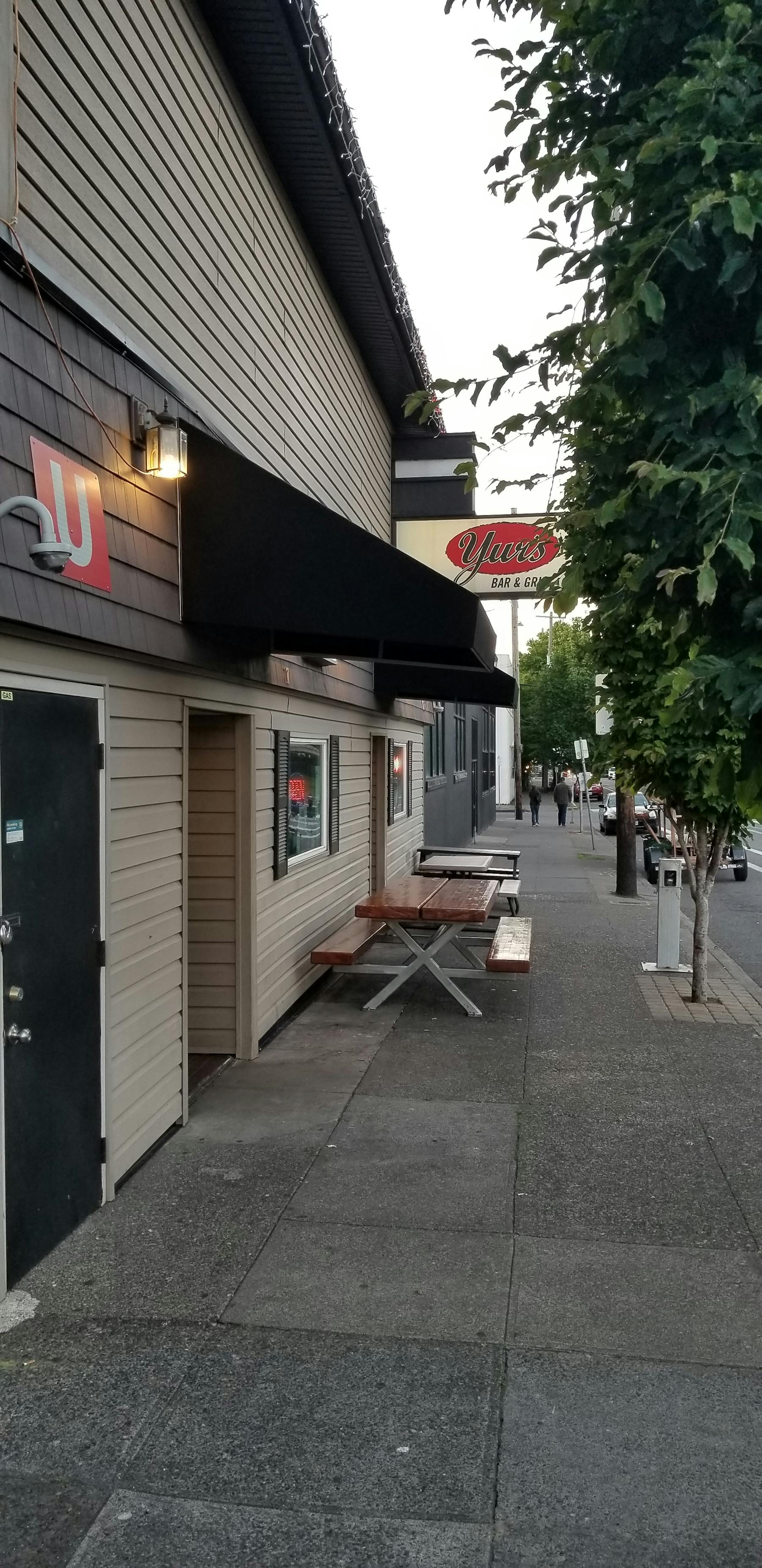 a sign on the side of a building
