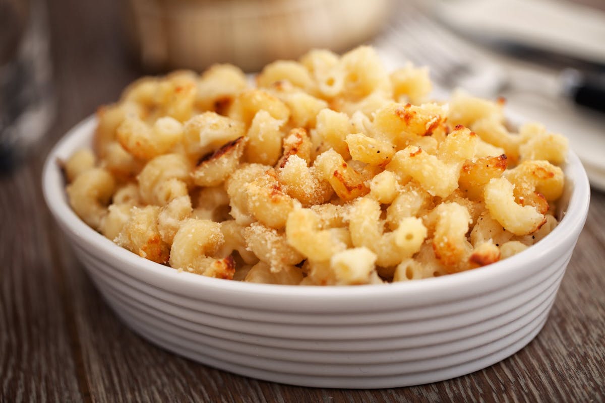 a close up of a bowl of food