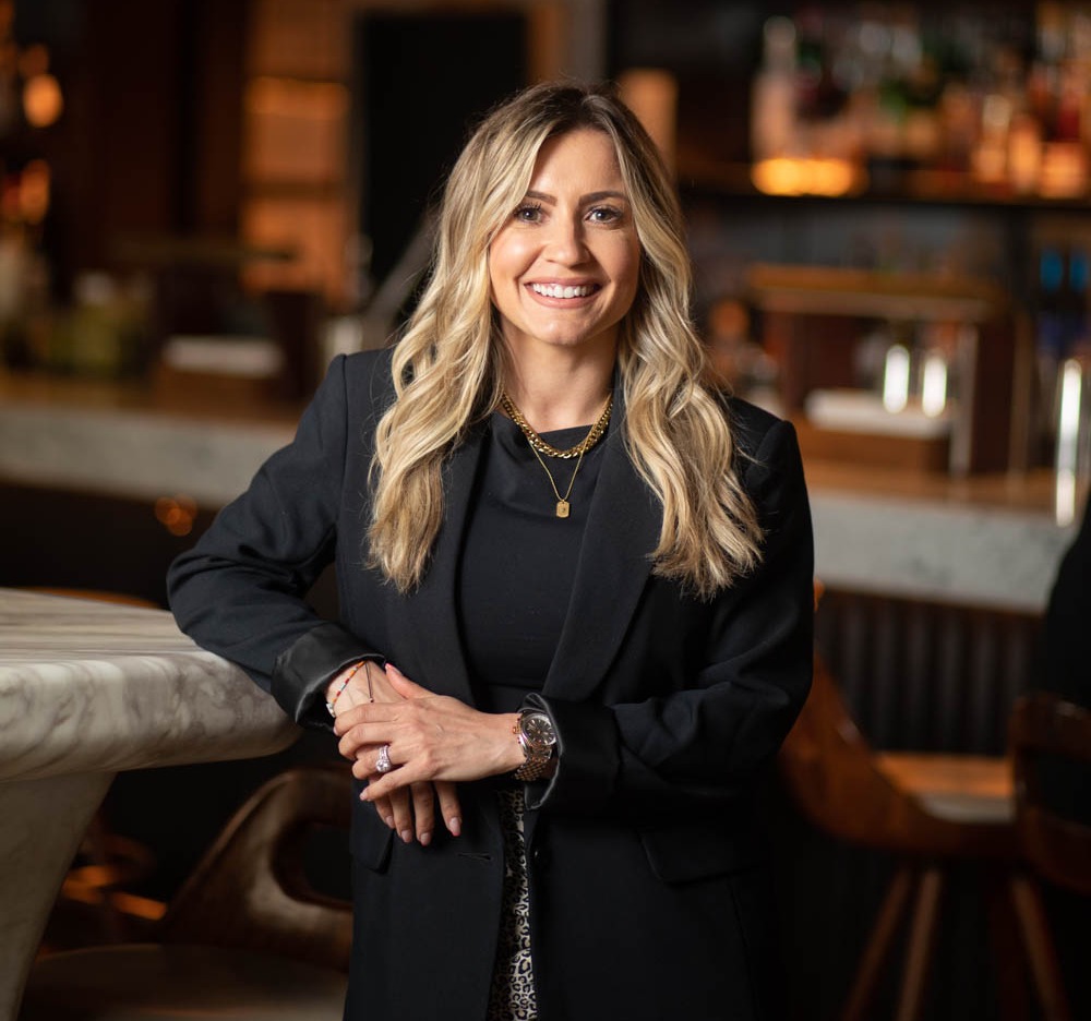 a woman posing for a camera