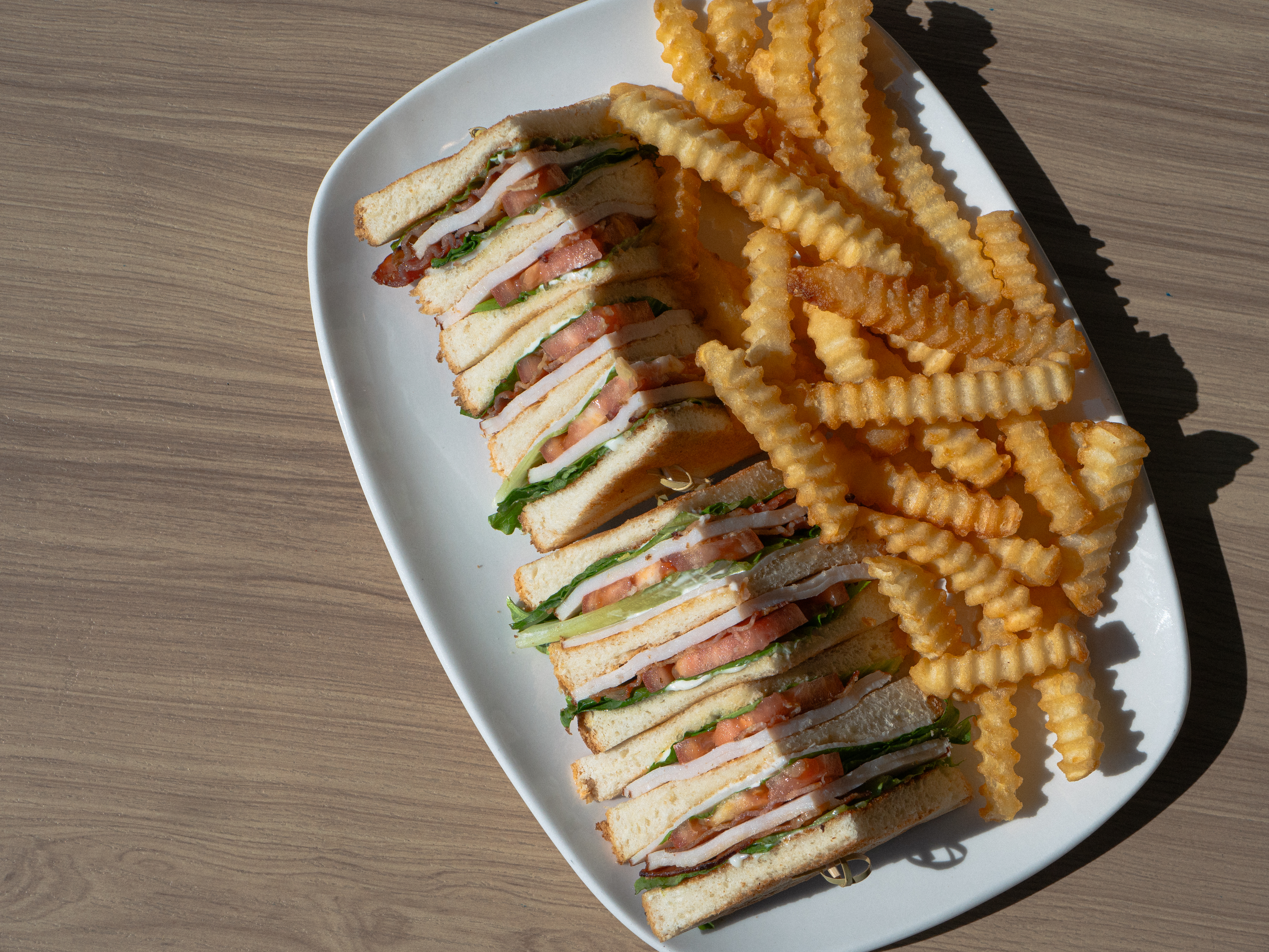 a plate of food with a fork