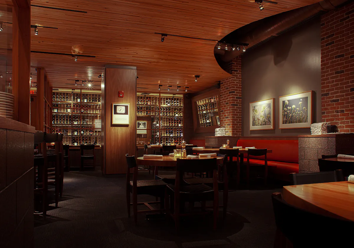 a room filled with furniture and a large window