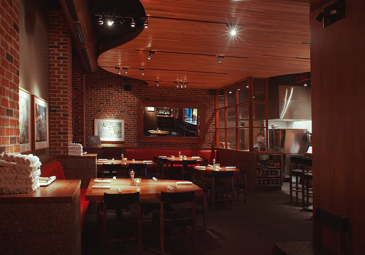 a dining room table