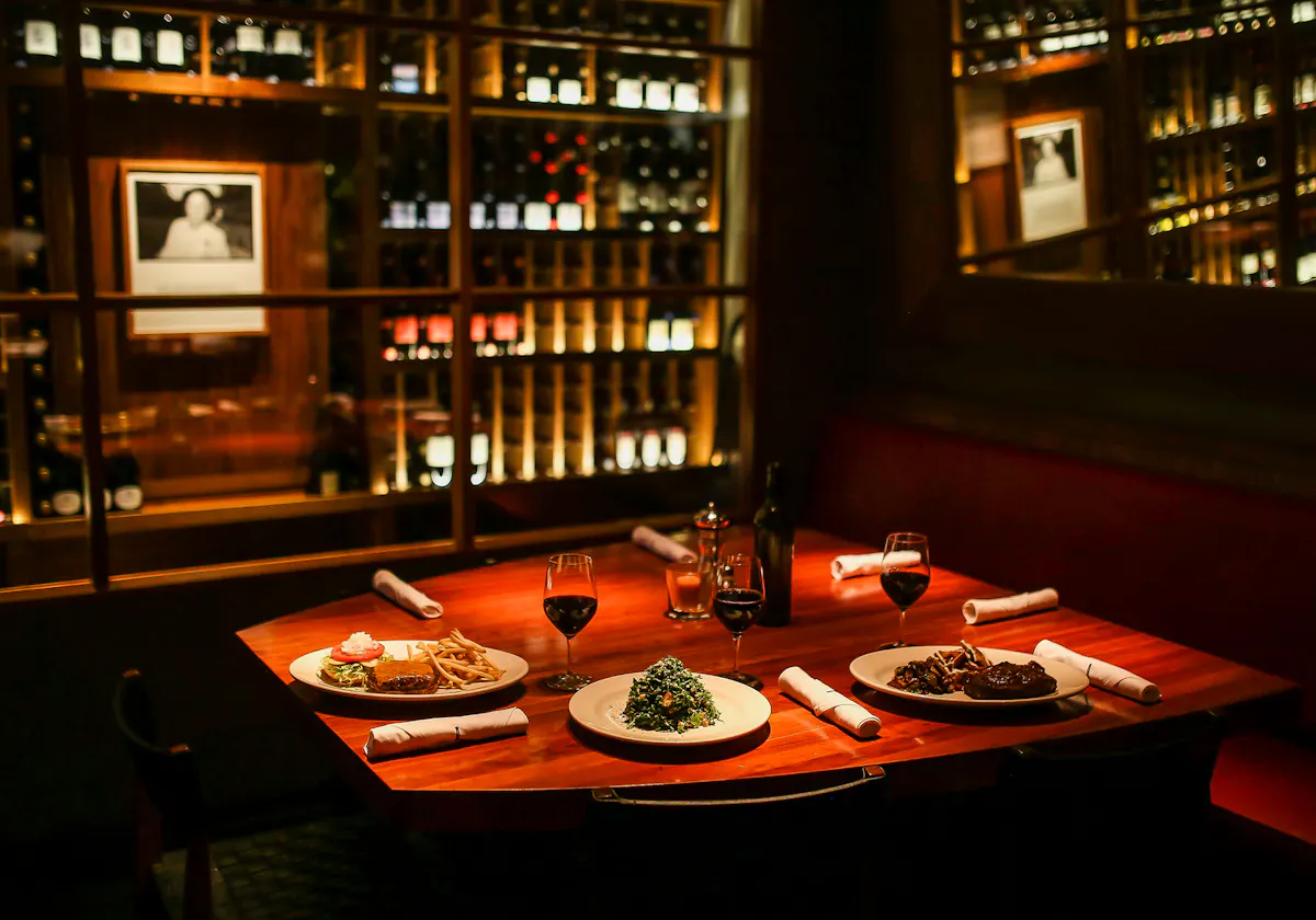 a dining room table