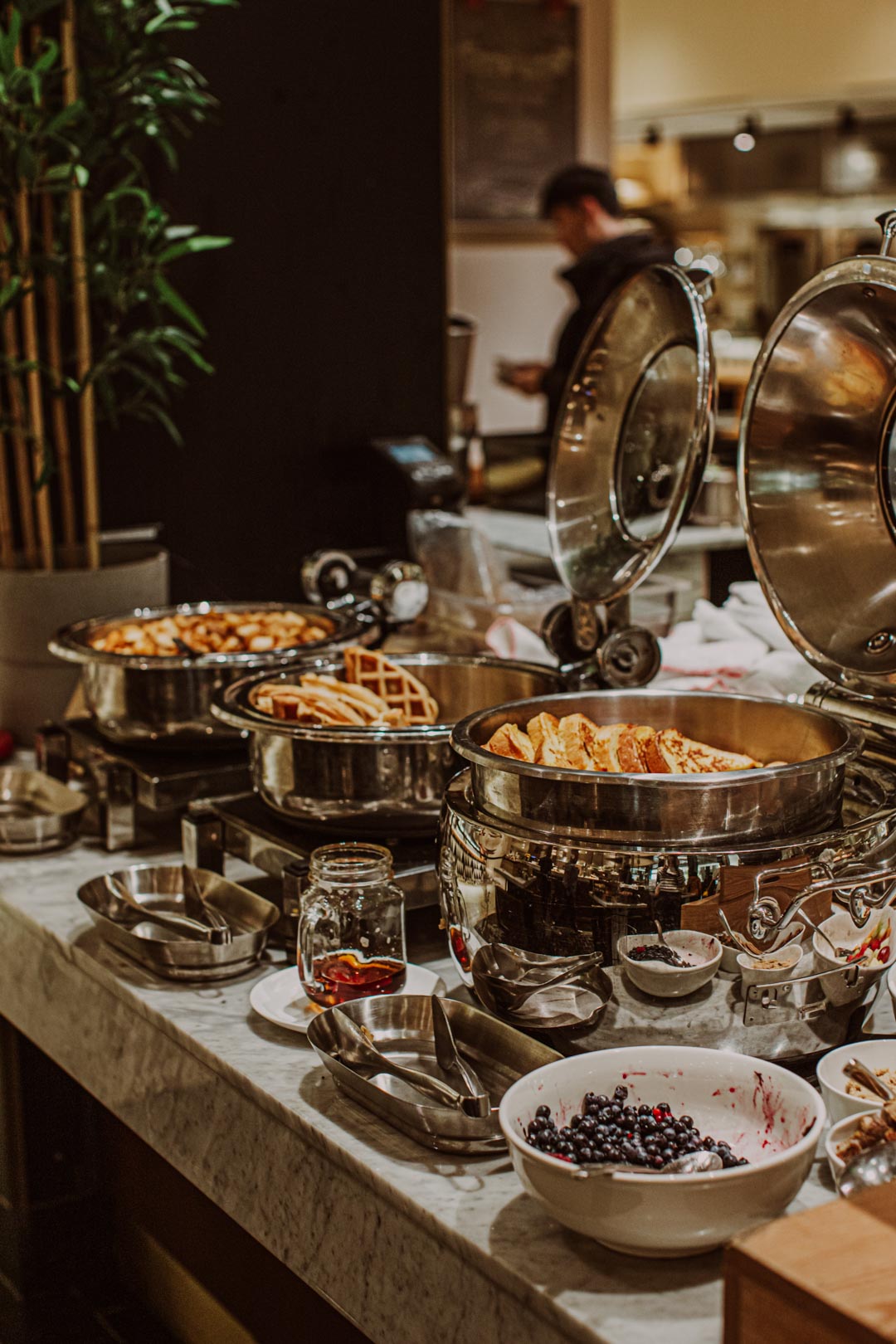 a bowl of food on a table