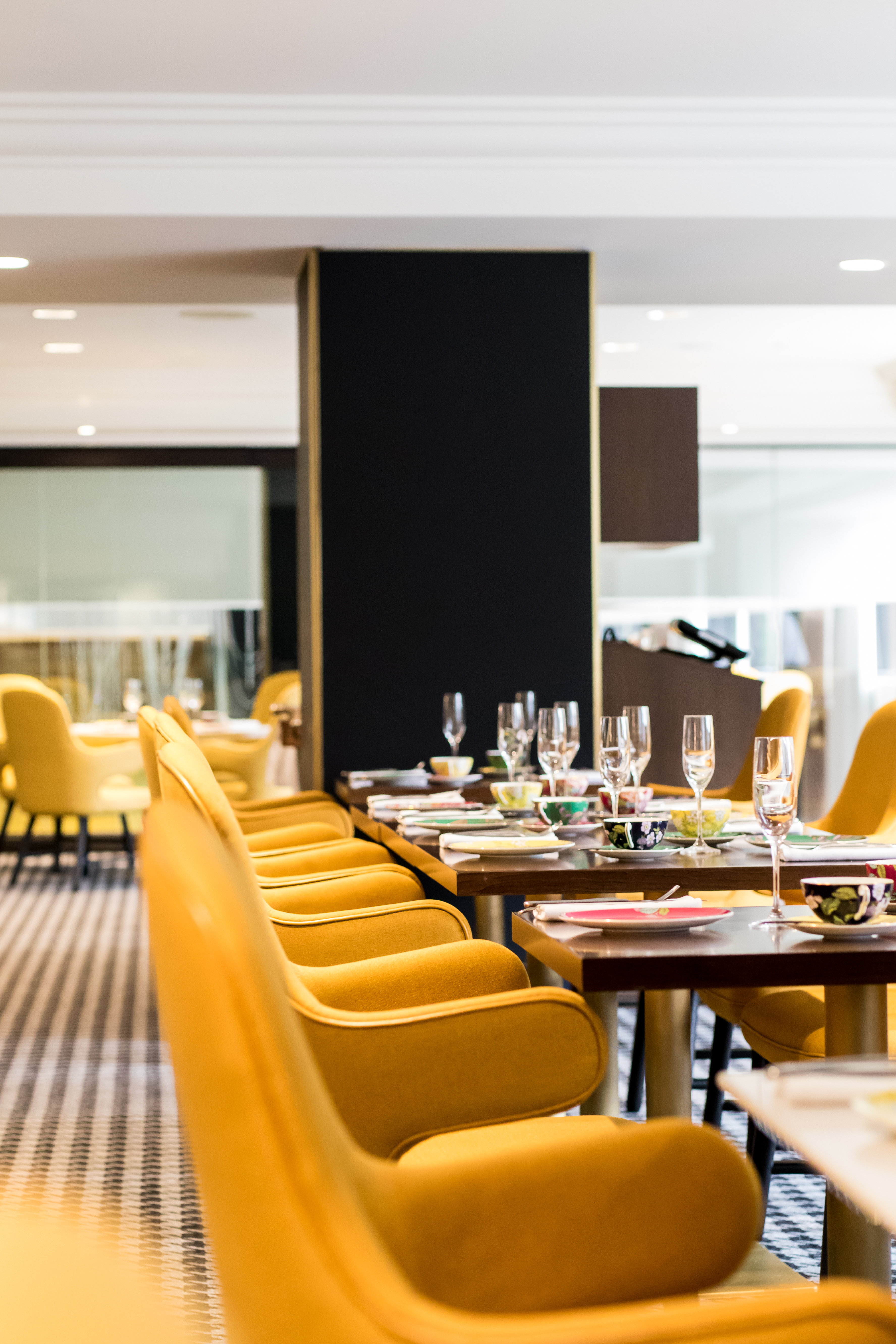 a dining room table