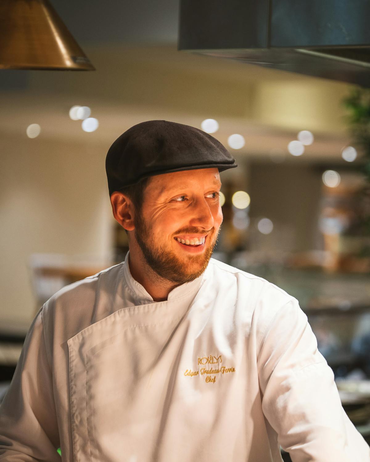 chef Edgar Trudeau-Ferrin à la tête du Rosélys et sa brigade