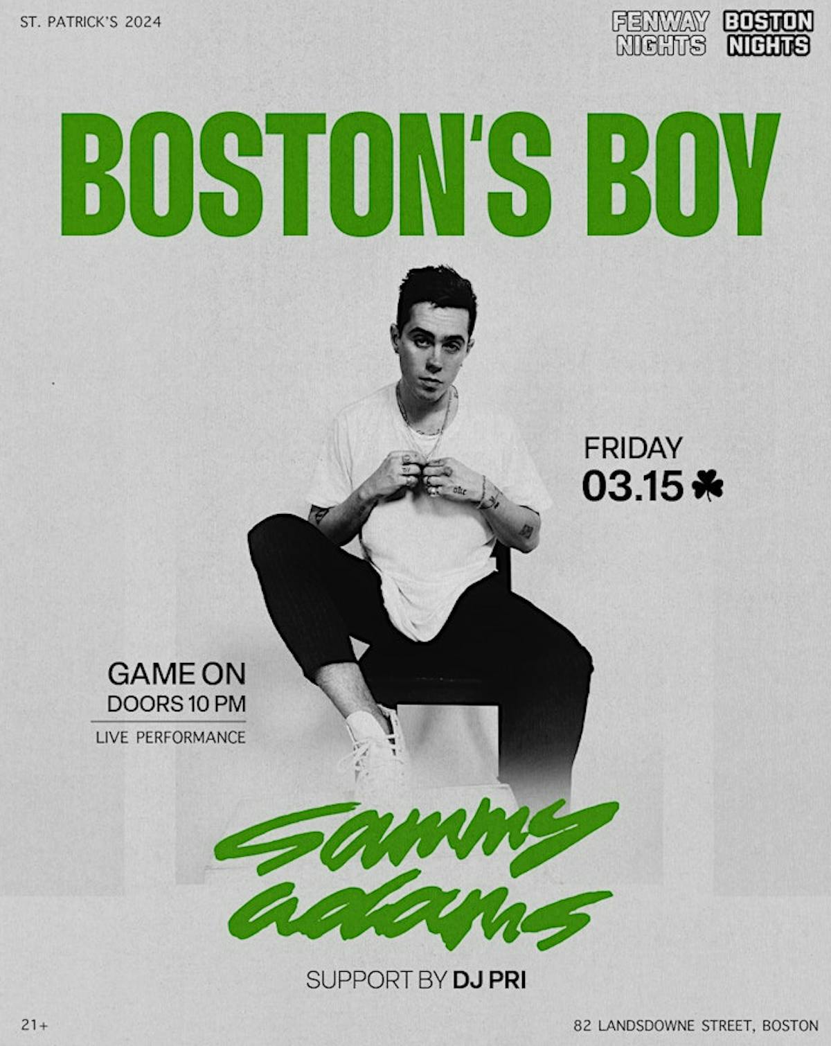 sammy adams boston ma st patricks day