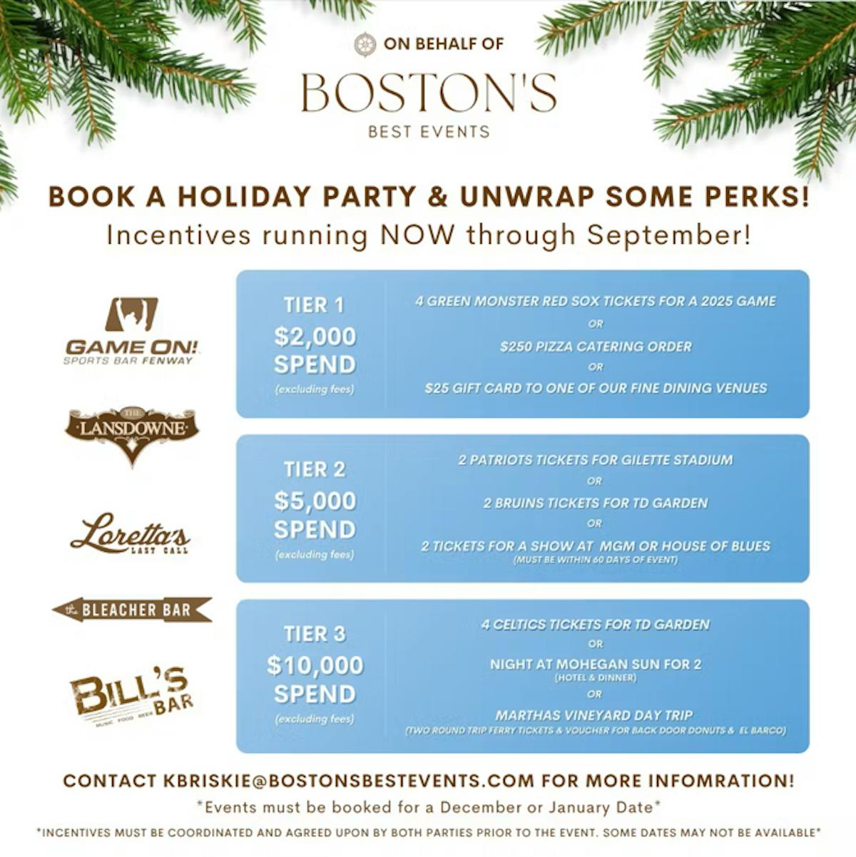 game on holiday party incentives
