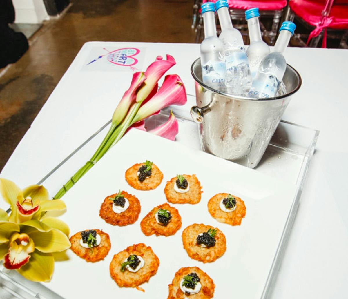 a plate of food on a table