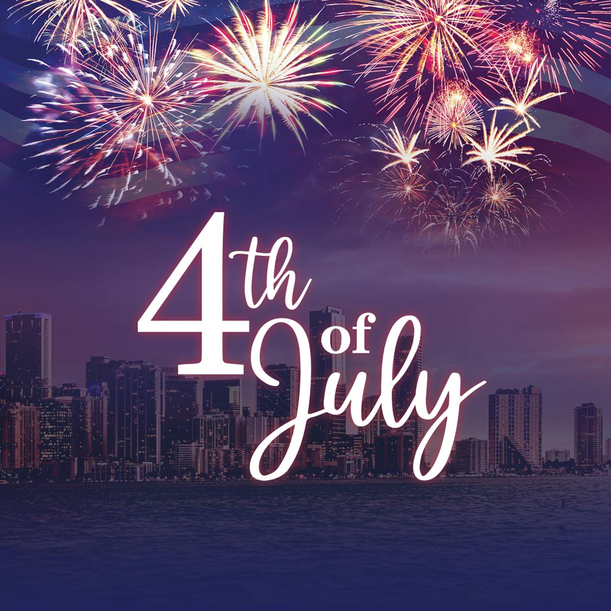 fireworks in the sky