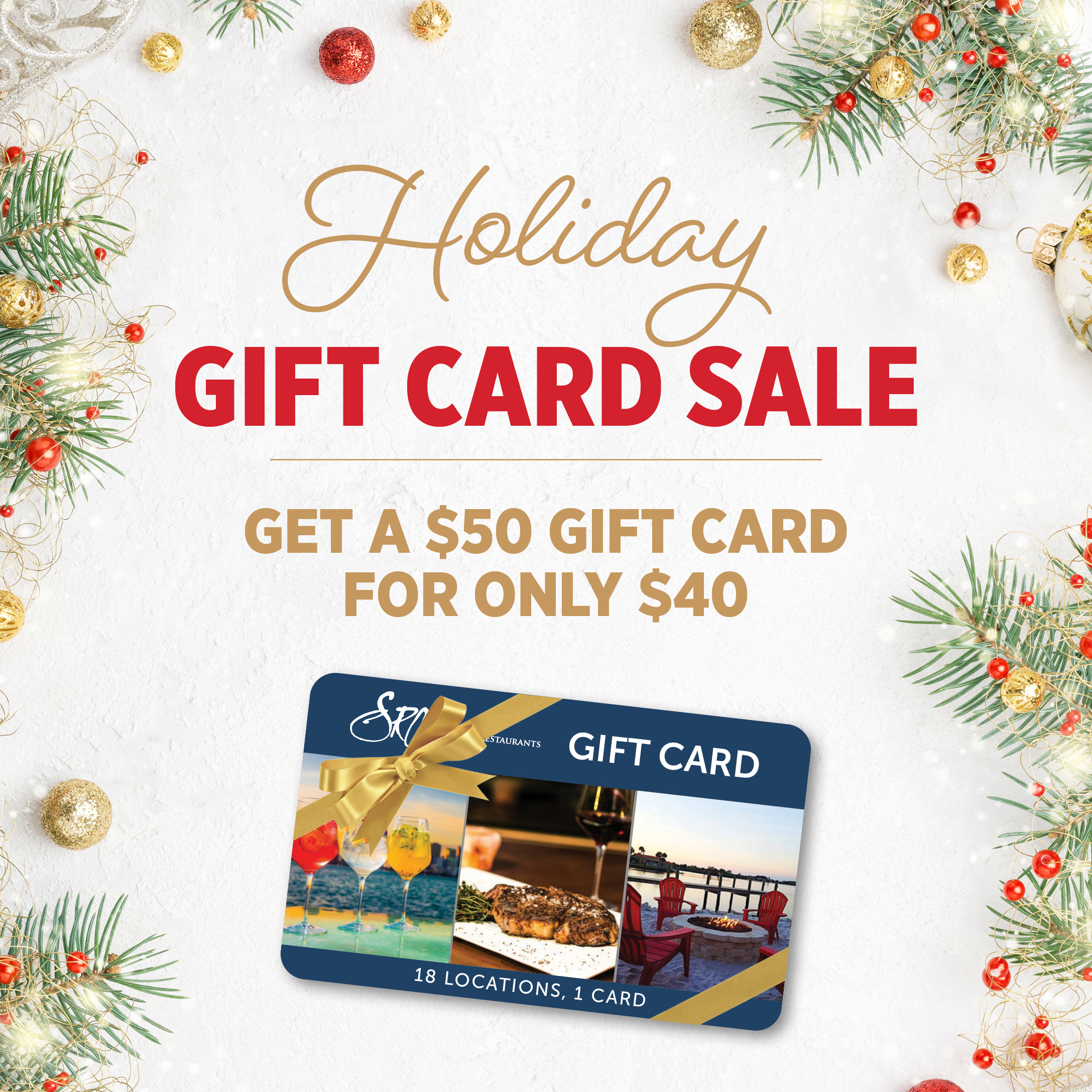 Restaurant gift store card deals