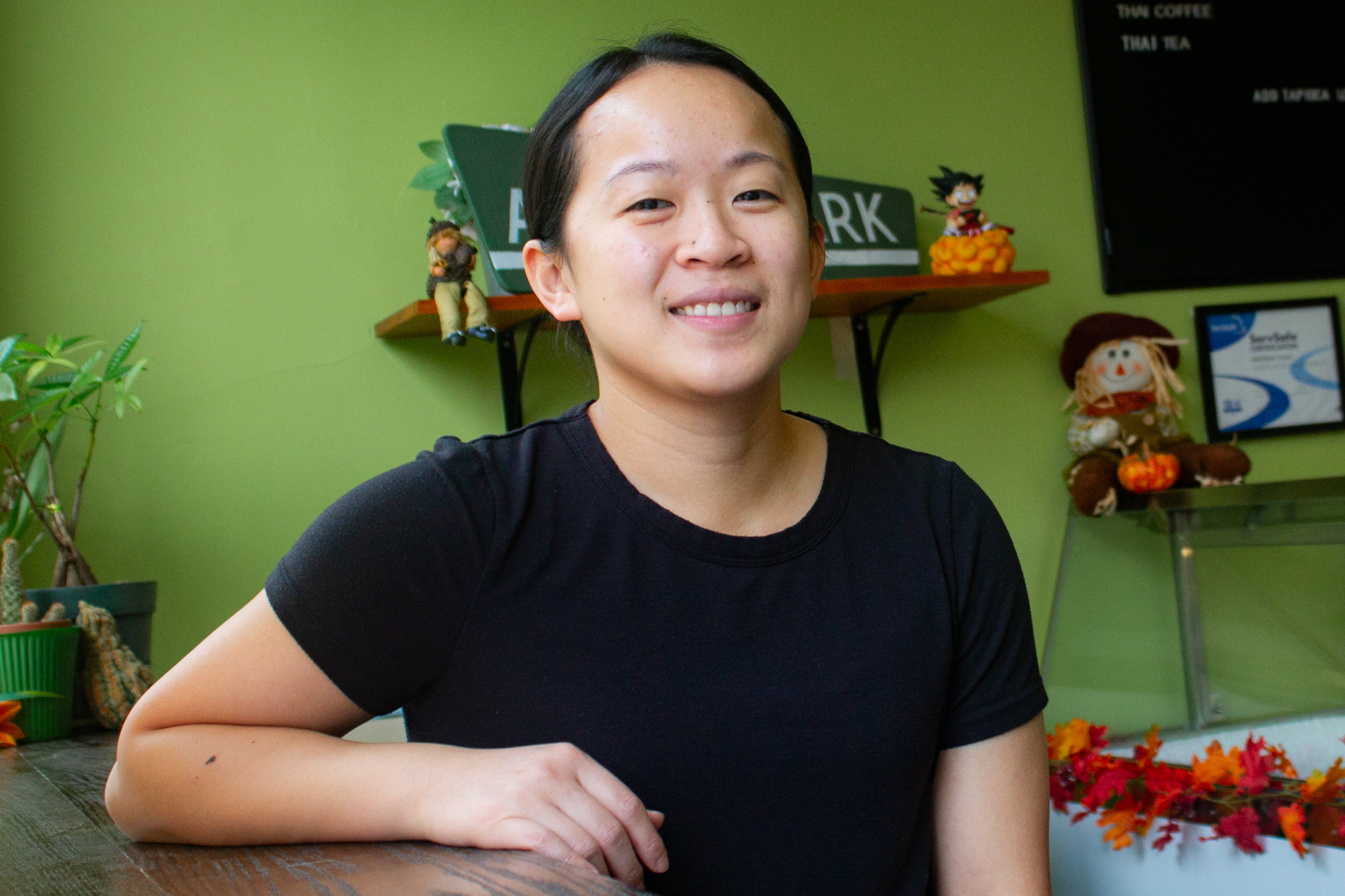 a person posing for the camera