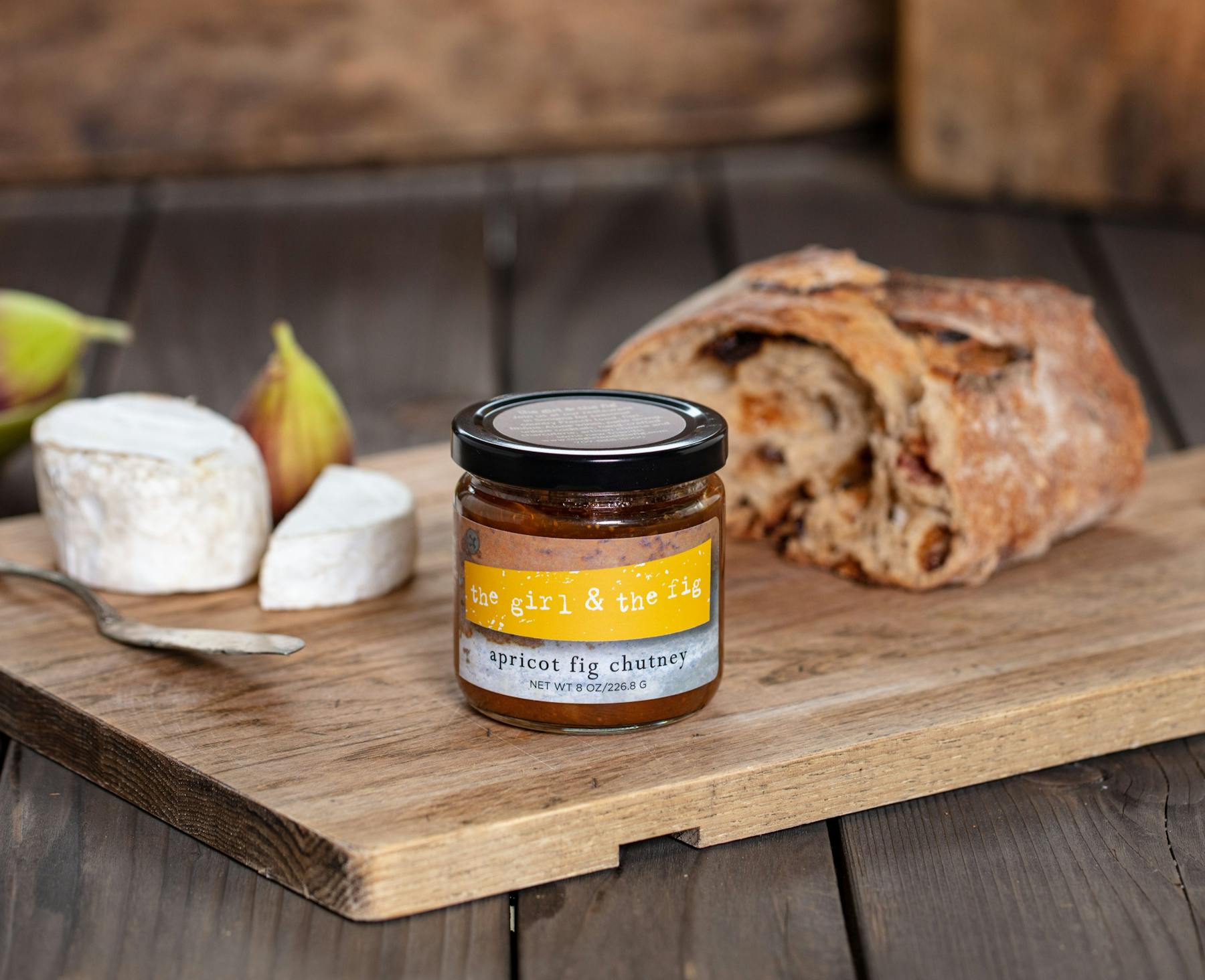 Apricot Fig Chutney, the girl & the fig