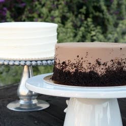 a piece of cake sitting on top of a table