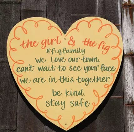 a close up of a sign