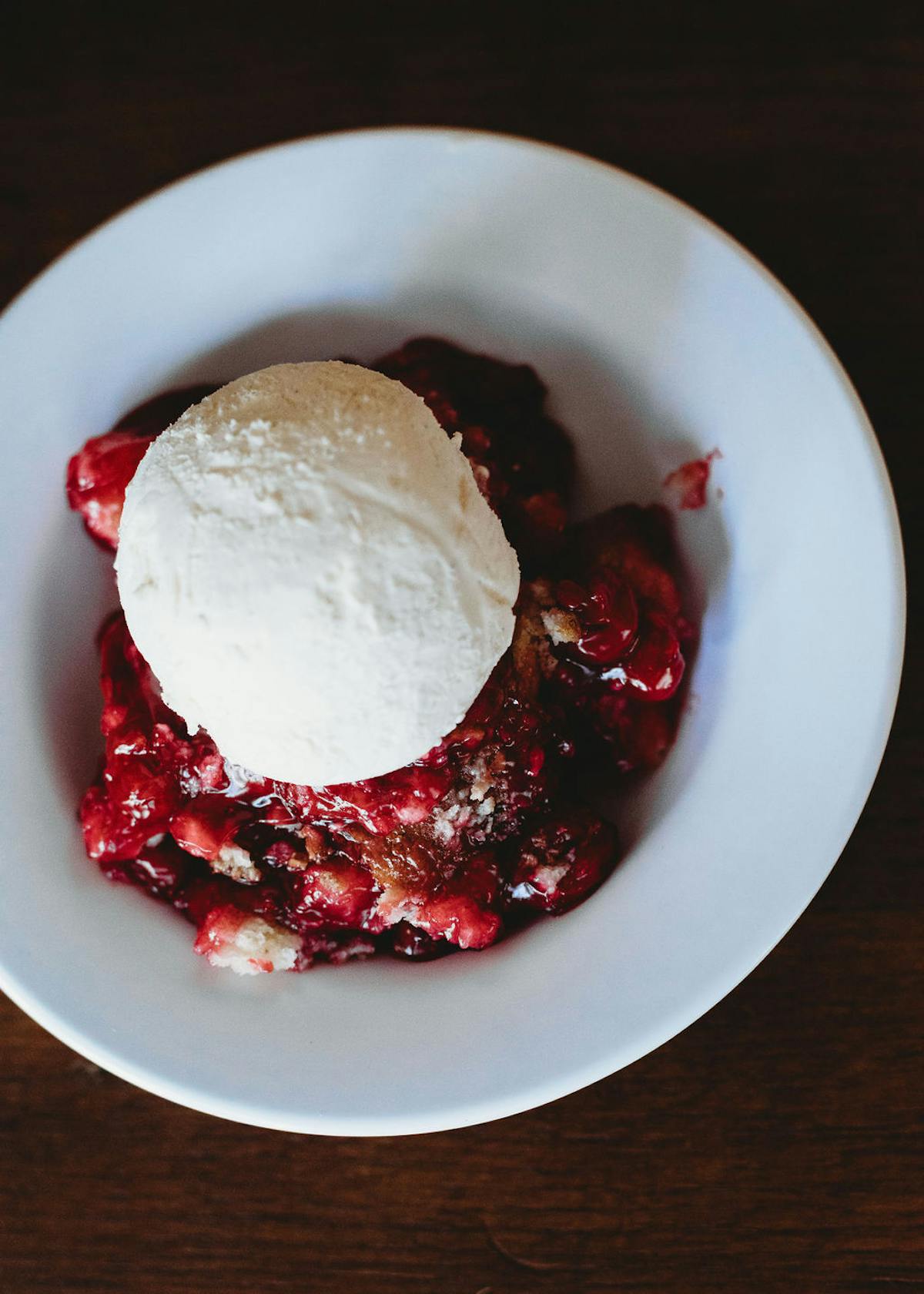 a piece of cake on a plate