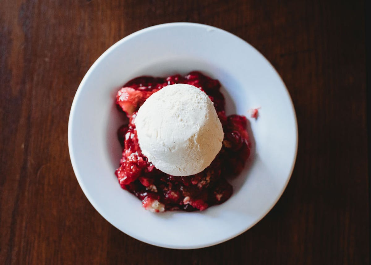 a slice of cake on a plate
