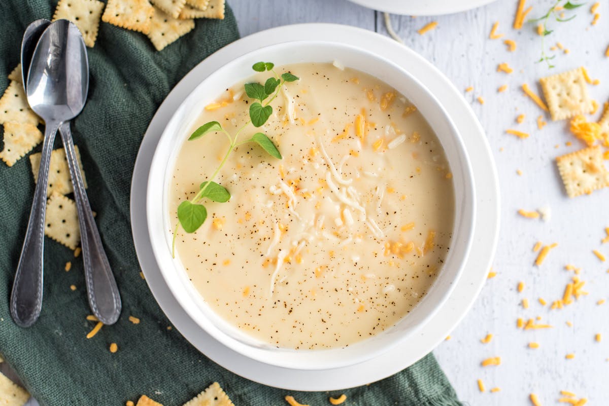 a bowl of food on a plate
