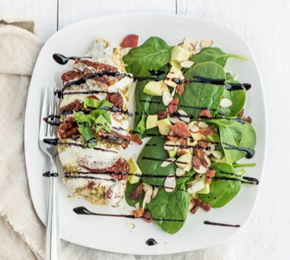 a plate of food