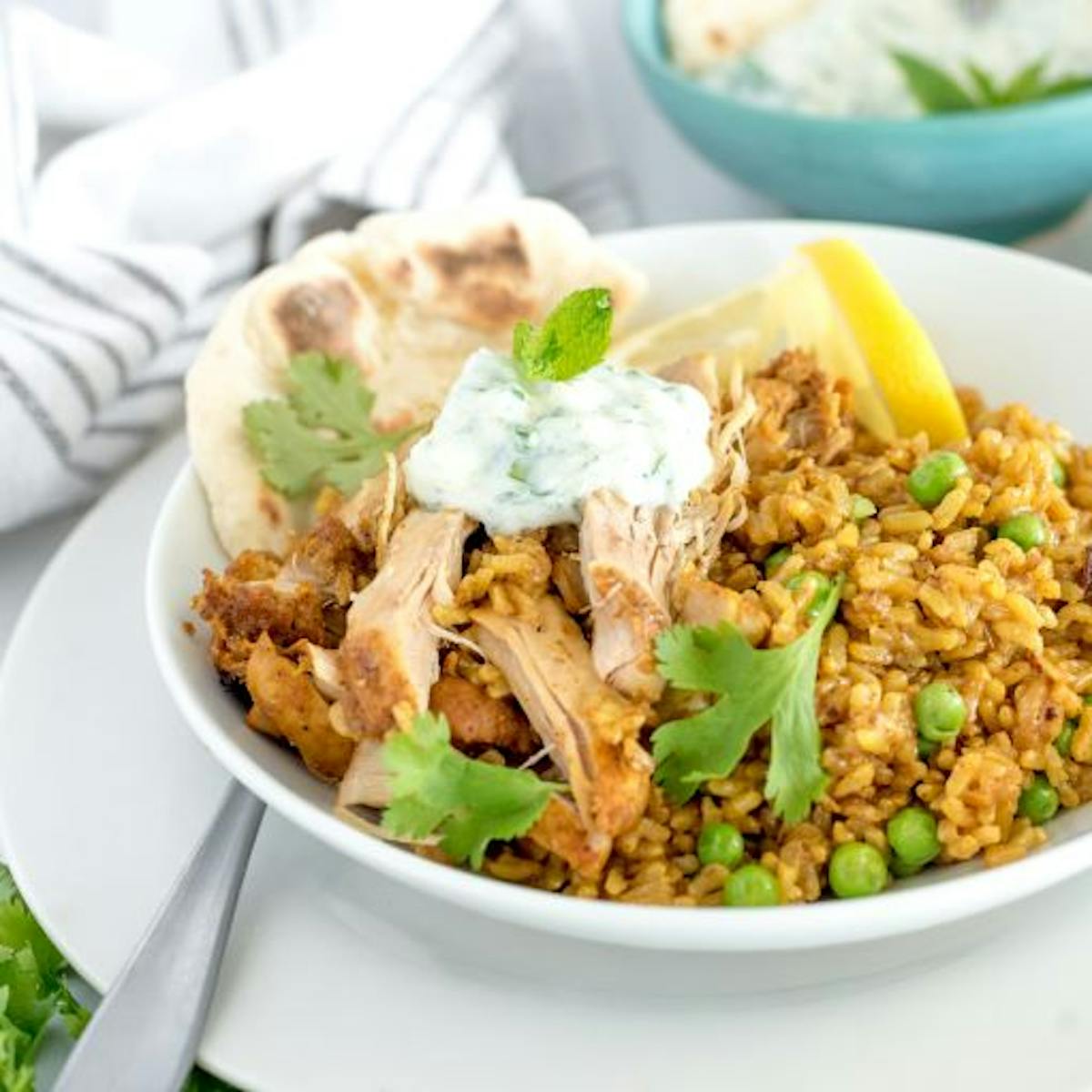 a bowl of food on a plate