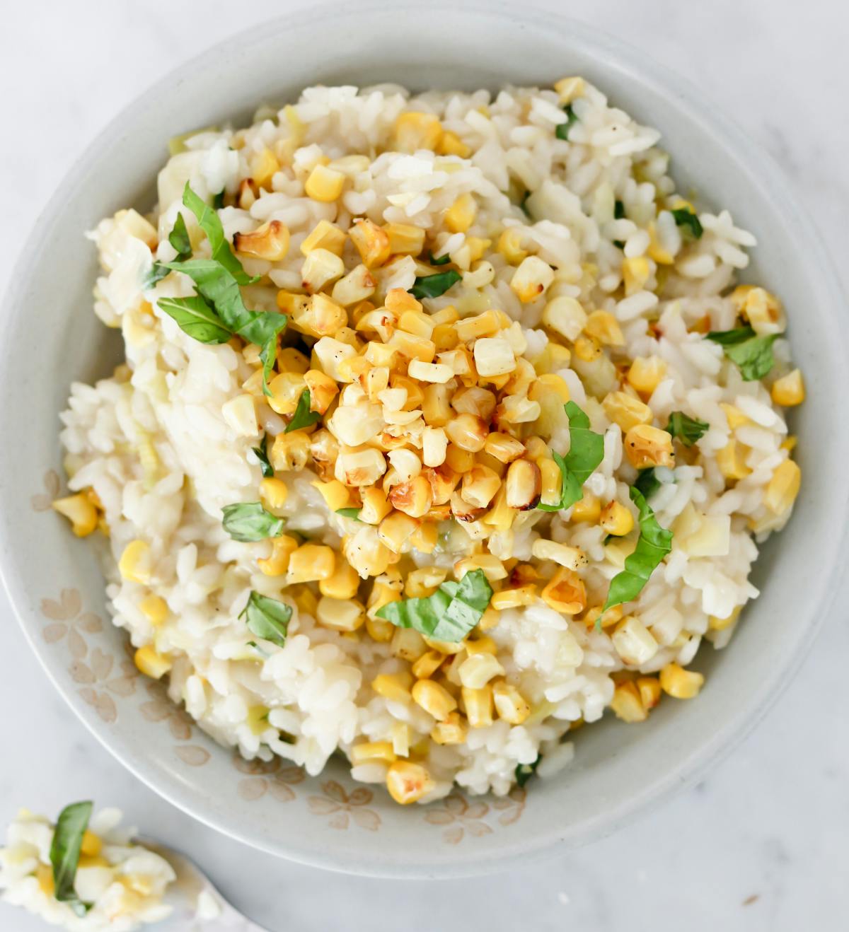 a bowl of rice on a plate