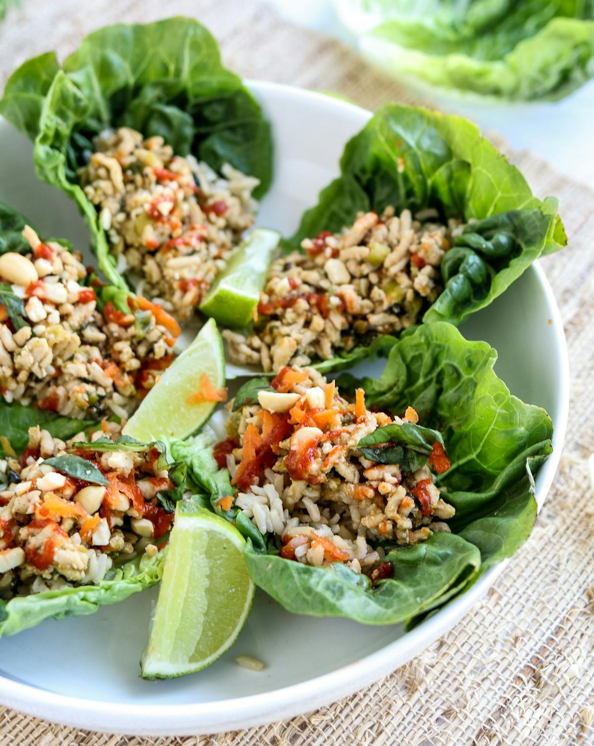 a plate of food with broccoli