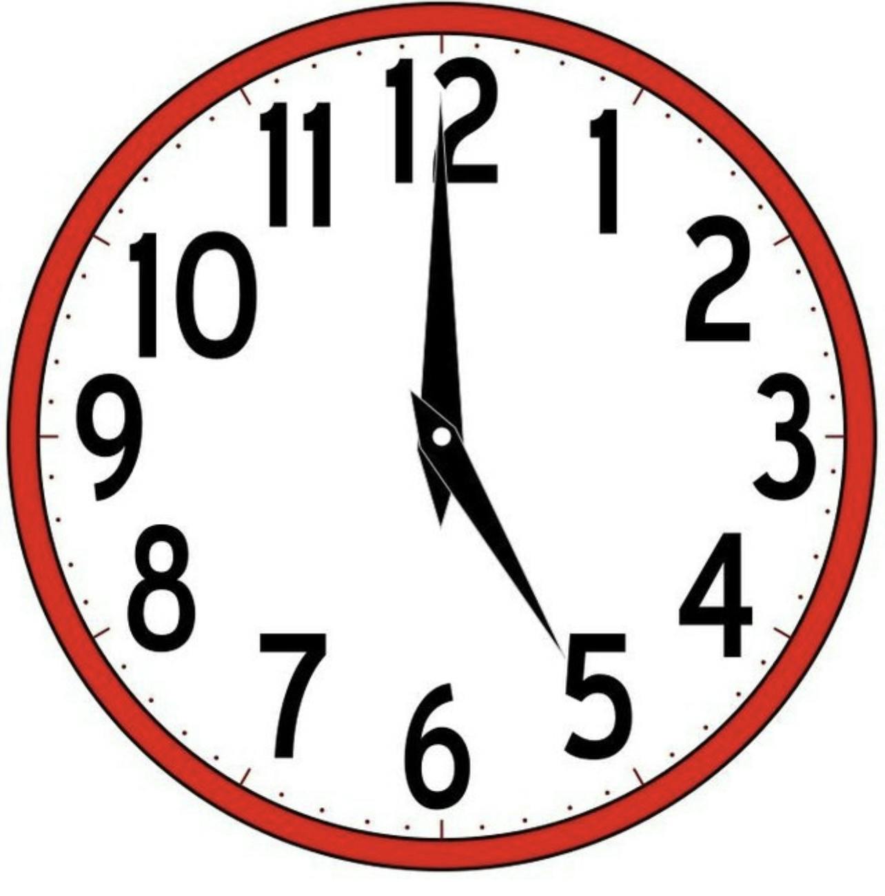 a close up of a clock