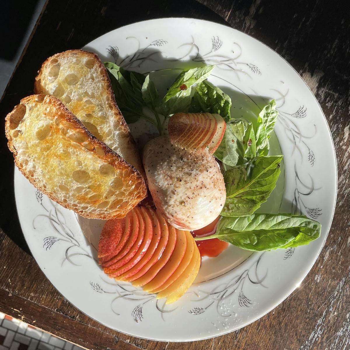 a plate of food