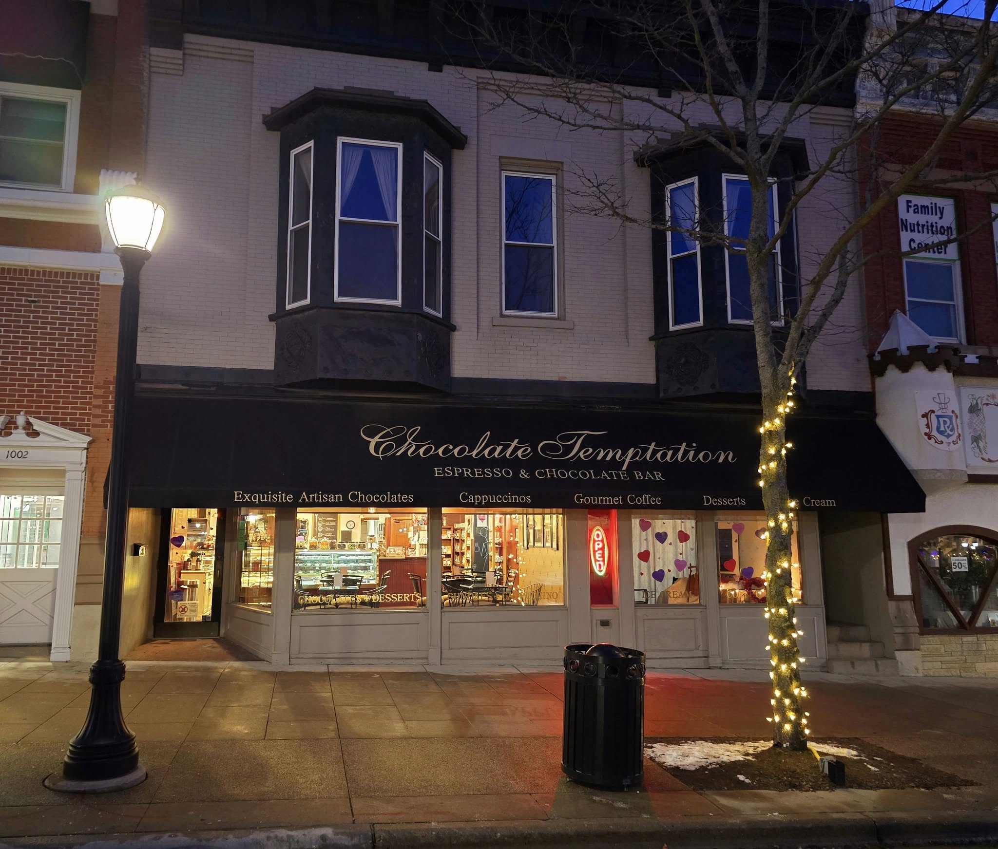 chocolate temptation's restaurant