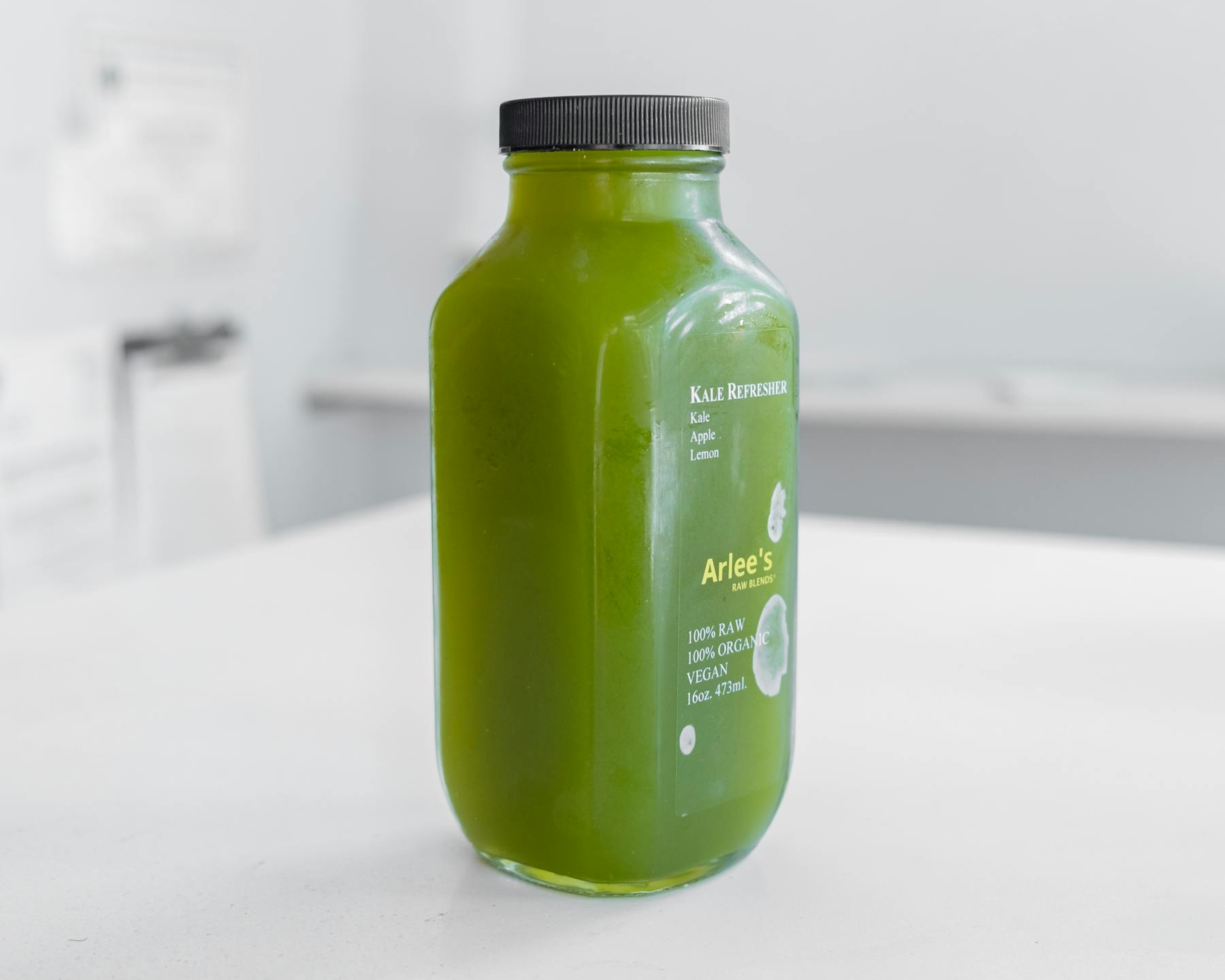 Kale Refresher 16oz Arlee S Raw Blends Fresh Pressed Juice Blends And Cleanses In Princeton And Trenton Nj