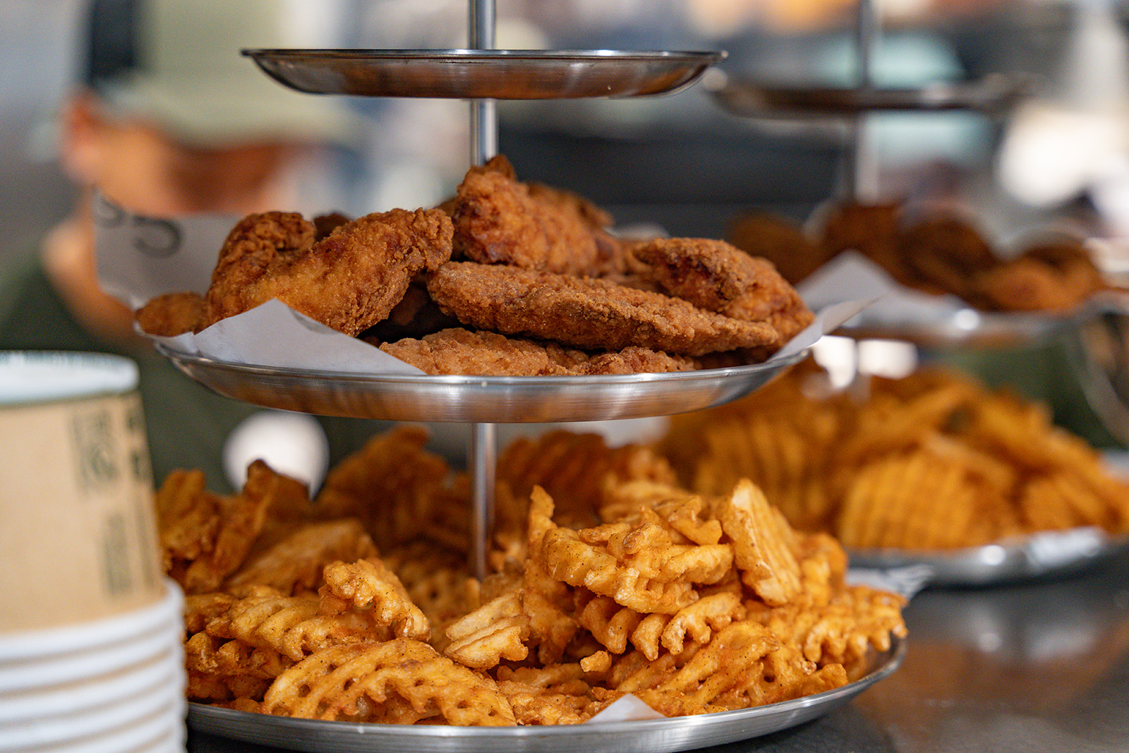 chicken tender tower
