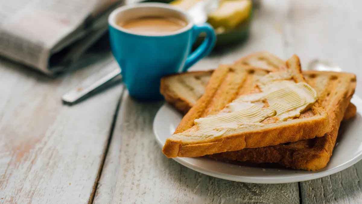 a sandwich sitting on top of a wooden table