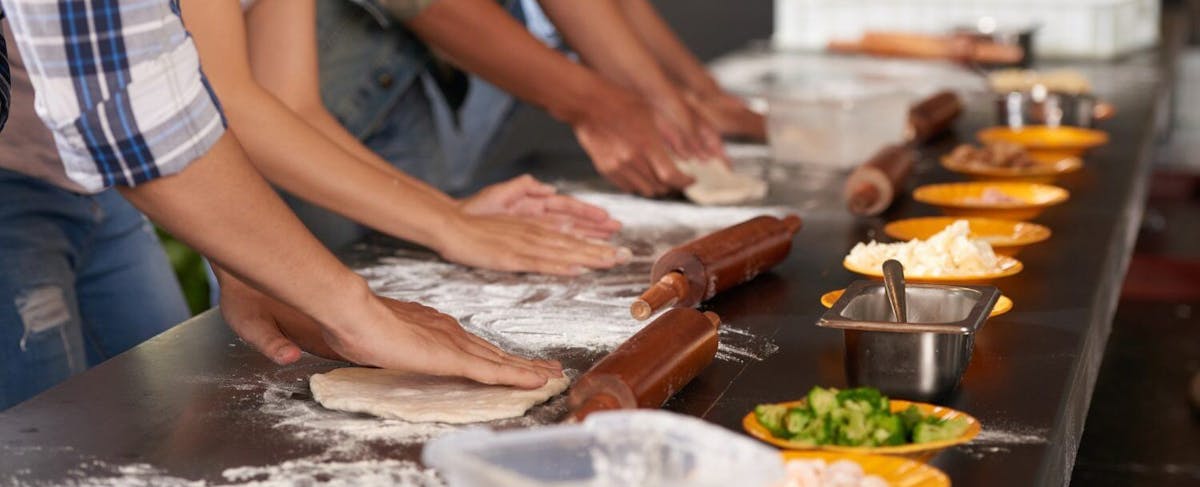 people cooking