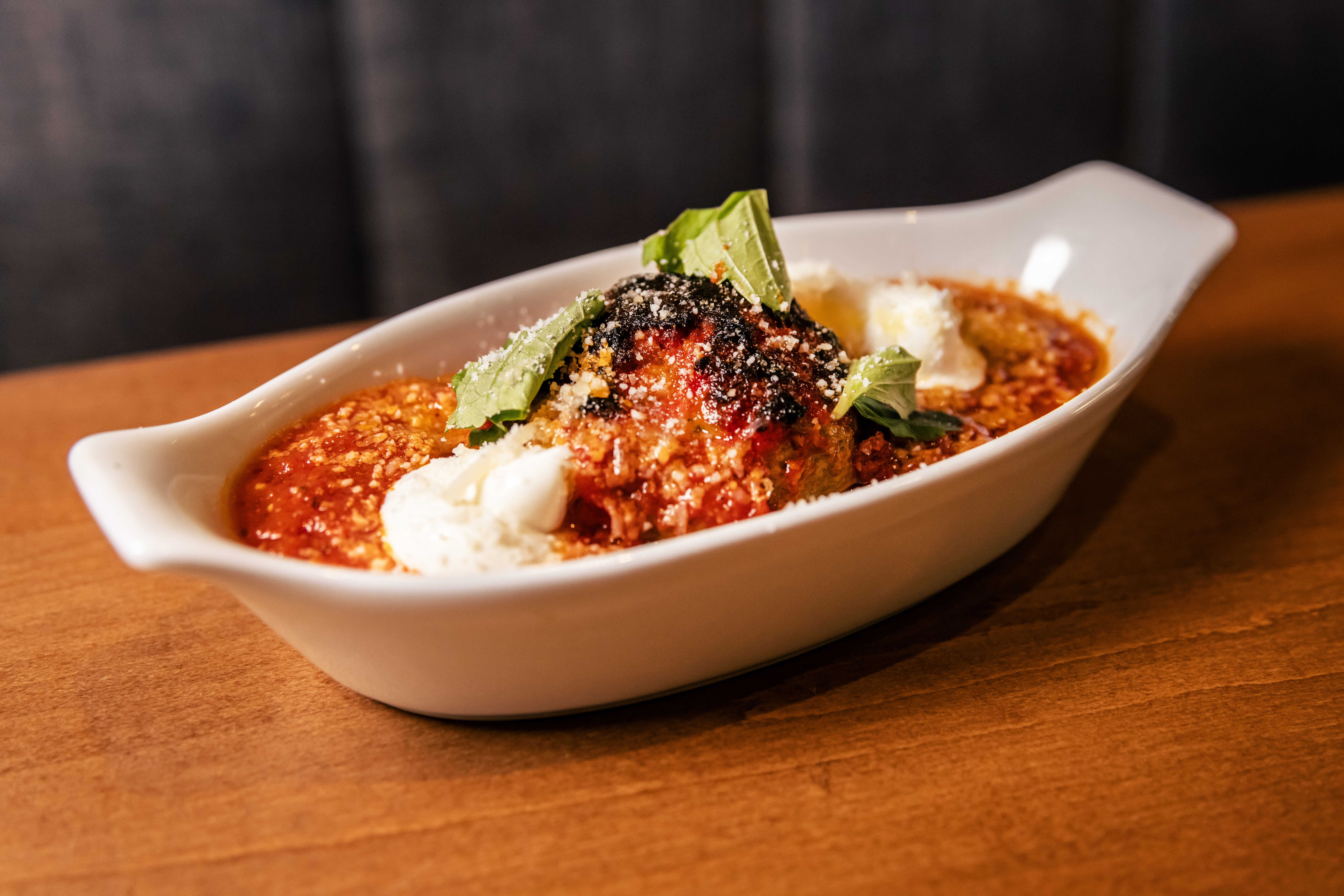 a bowl of food on a table