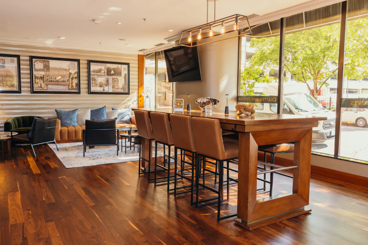 a dining room table