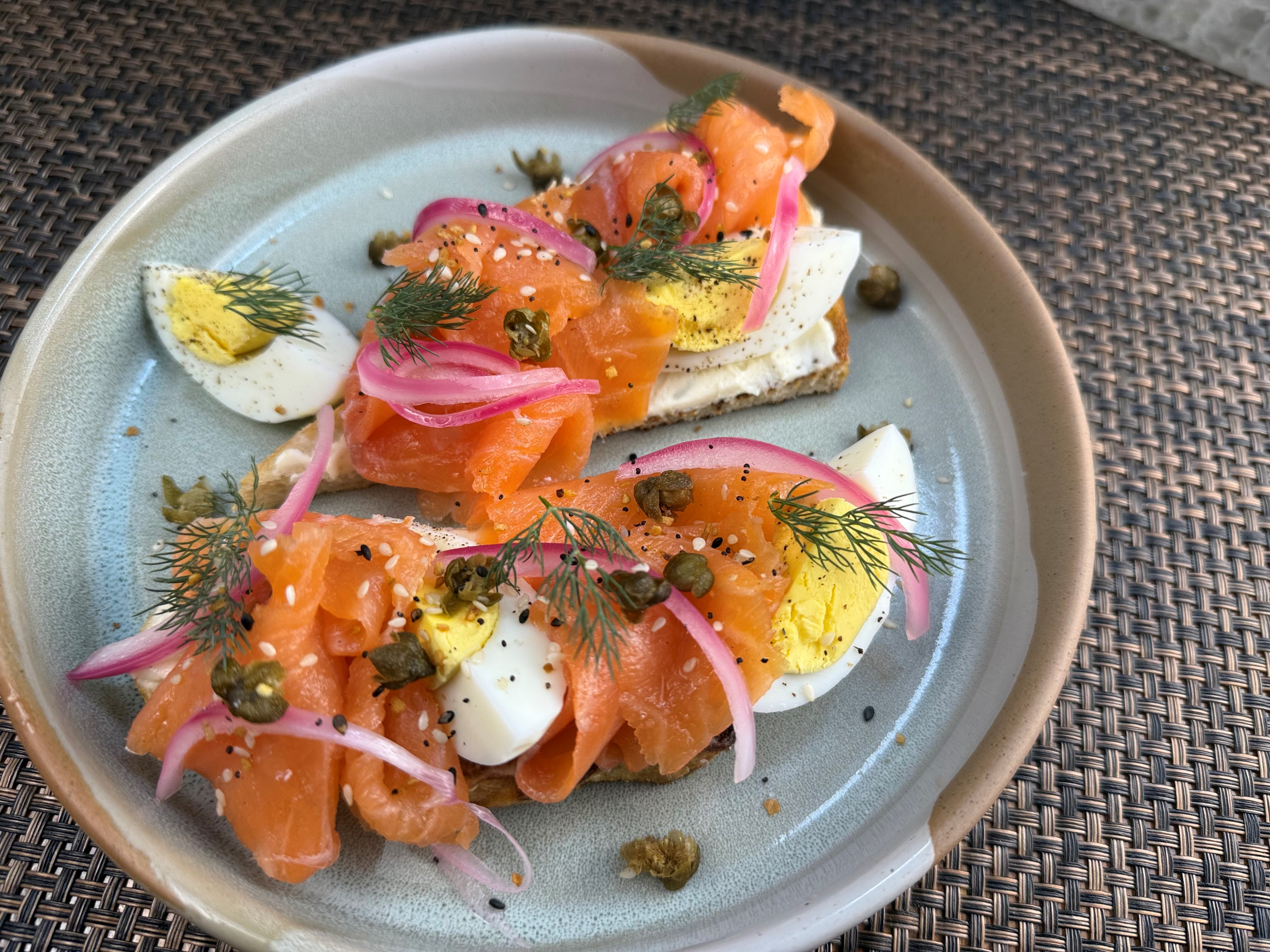 Smoked Salmon and Eggs