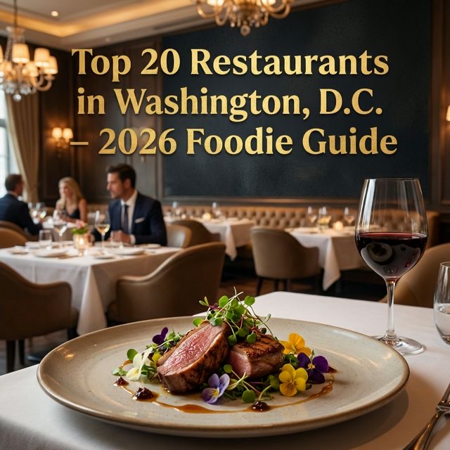 a plate of food on a table with a glass of wine