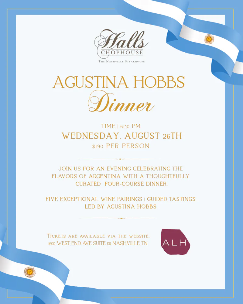 a blue and white invitation with a blue and white flag