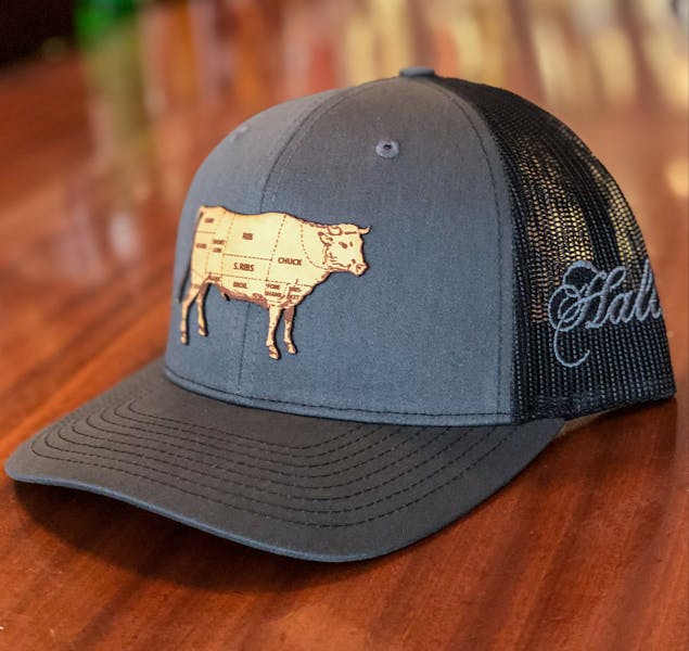 SOLD OUT! Halls Leather Patch Hat Hall Management Group True