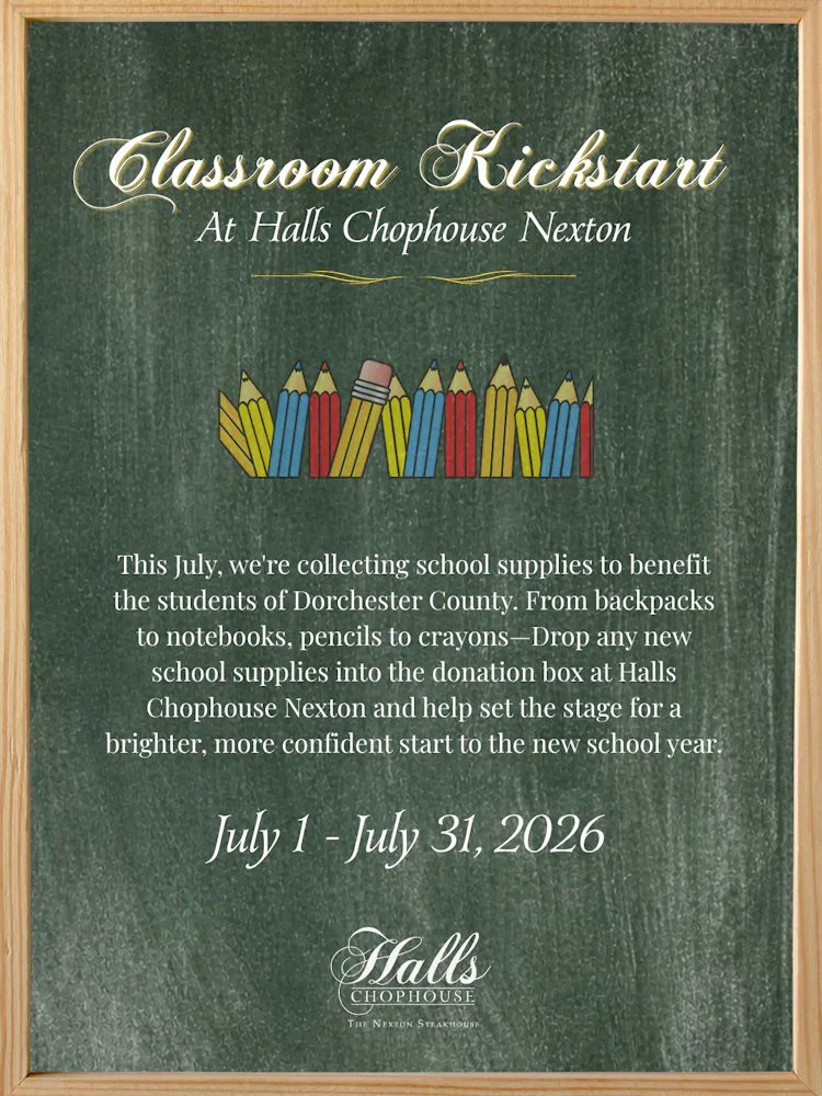 a chalkboard with a wooden frame and text