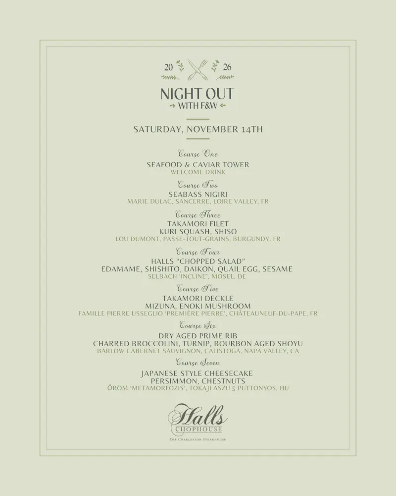 a menu of a restaurant