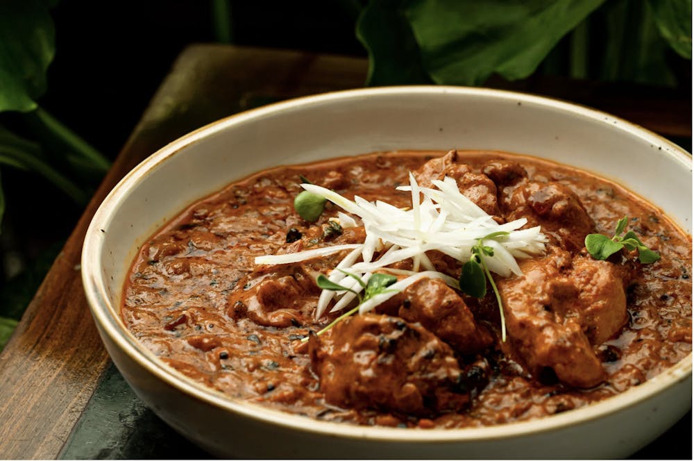 a bowl of food on a plate