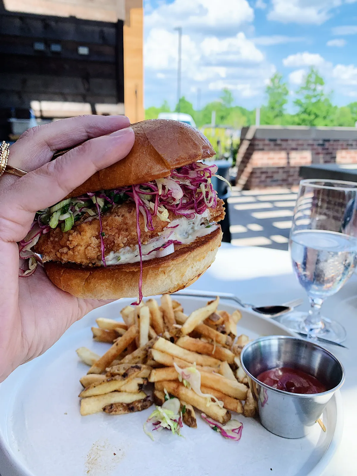 a close up of a sandwich on a plate